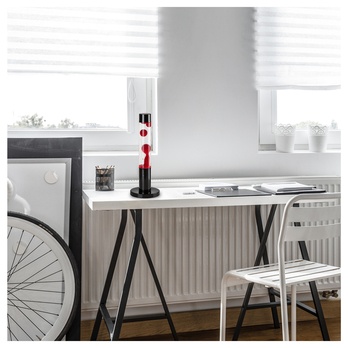 Lávová lampa LAVASTIC červená/čierna 1