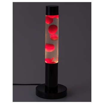Lávová lampa LAVASTIC červená/čierna 2