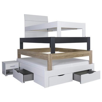 Posteľ  LAVEEN 140x200 cm 3