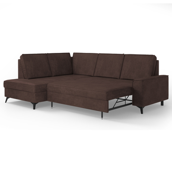 Sedacia súprava LAVERNO I ľavá, tmavohnedá 1