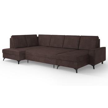 Sedacia súprava LAVERNO II pravá, tmavohnedá 1