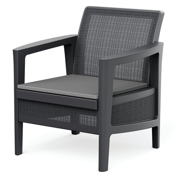 Záhradná zostava LAVONE 1 grafitová/sivá 2