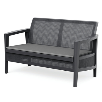 Záhradná zostava LAVONE 1 grafitová/sivá 3