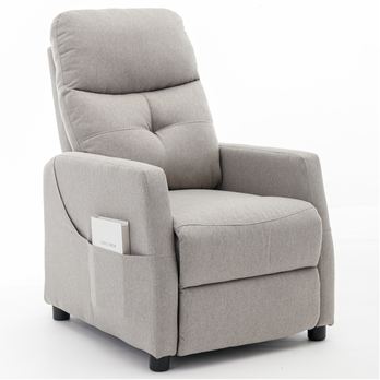Relaxačné kreslo ​ LAWRENCE I strieborná 5