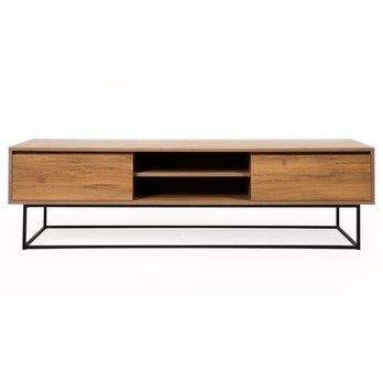 TV komoda LAXUS orech/čierna 3