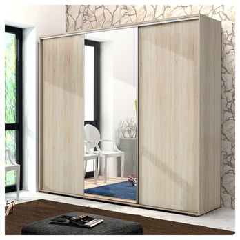 Šatníková skriňa LAYS 10 dub sonoma, šírka 250 cm 1