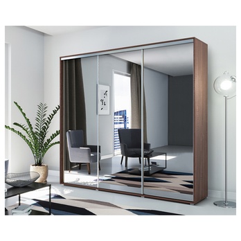 Šatníková skriňa LAYS 11 čokoládová, šírka 250 cm 1