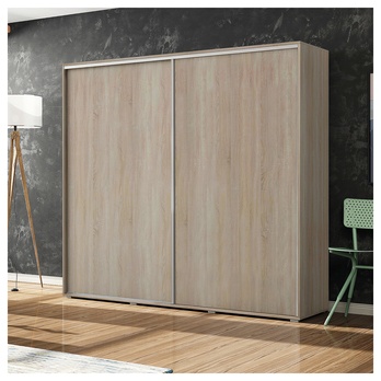 Šatníková skriňa LAYS 3 dub sonoma, šírka 100 cm, výška 245 cm 1