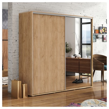 Šatníková skriňa LAYS 5 dub craft, šírka 125 cm, výška 245 cm 1