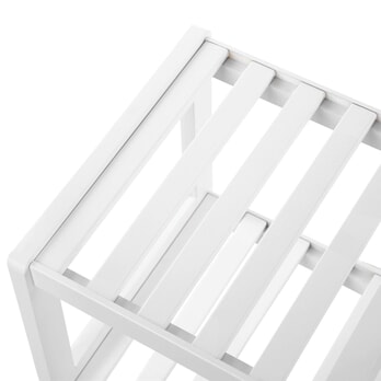 Polica na topánky LBS02WT biela 4