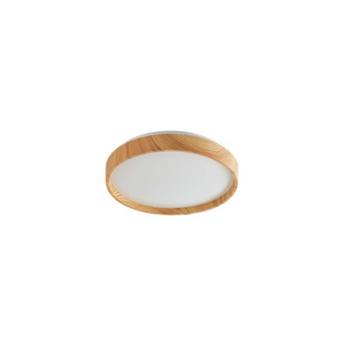 Stropné LED svietidlo LEANA 2 biela/hnedá, priemer 26 cm 1