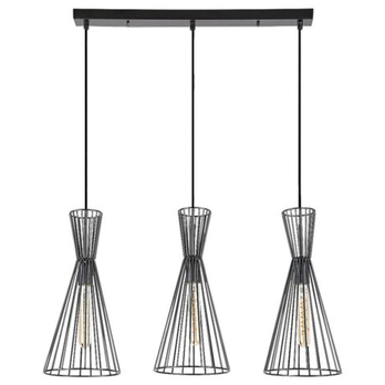 Závesné svietidlo LEANDROS 1 čierny kov 1