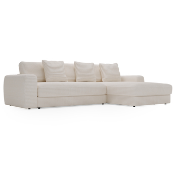 Sedacia súprava LEANNE pravá, krémová 4