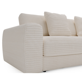 Sedacia súprava LEANNE pravá, krémová 5