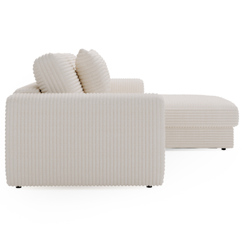 Sedacia súprava LEANNE pravá, krémová 6