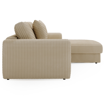 Sedacia súprava LEANNE pravá, svetlohnedá 7