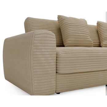 Sedacia súprava LEANNE pravá, svetlohnedá 8