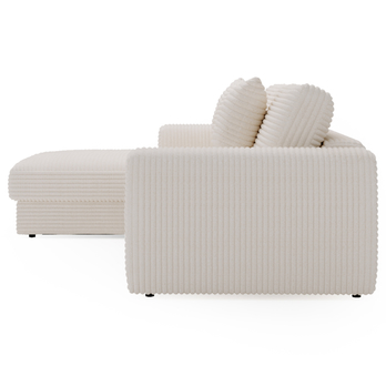 Sedacia súprava LEANNE ľavá, krémová 6