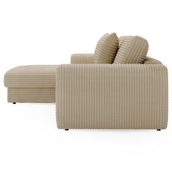 Sedacia súprava LEANNE ľavá, svetlohnedá 7