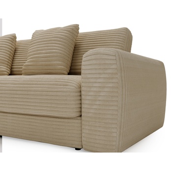 Sedacia súprava LEANNE ľavá, svetlohnedá 8