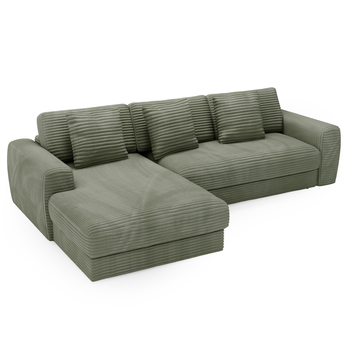 Sedacia súprava LEANNE ľavá, olivová 2