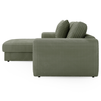 Sedacia súprava LEANNE ľavá, olivová 5