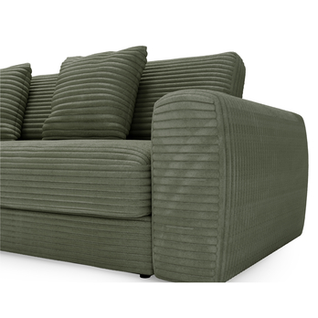 Sedacia súprava LEANNE ľavá, olivová 6