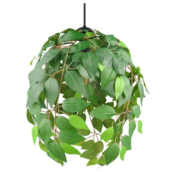 Závesné svietidlo LEAVY zelená/čierna, výška 150 cm 5