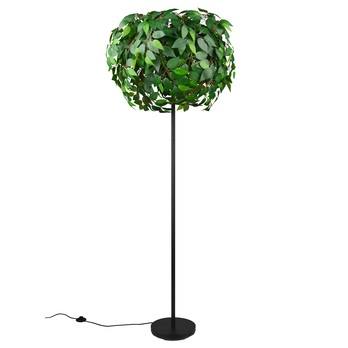 Stojacia lampa LEAVY zelená/čierna 2