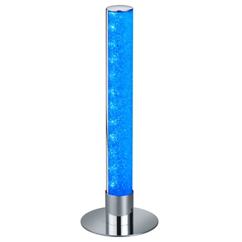 Stolná LED RGB lampa LEIA chróm 3