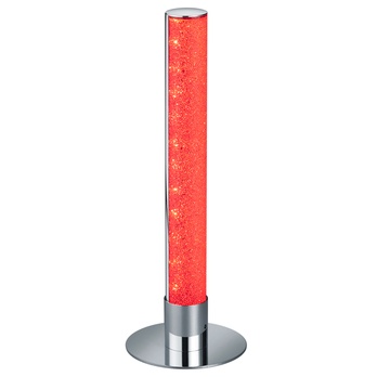 Stolná LED RGB lampa LEIA chróm 5