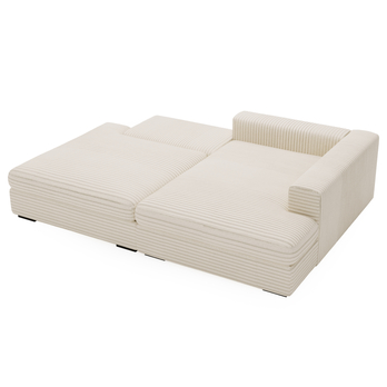 Sedacia súprava LEIDA pravá, krémová 2