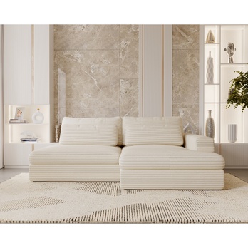 Sedacia súprava LEIDA pravá, krémová 4