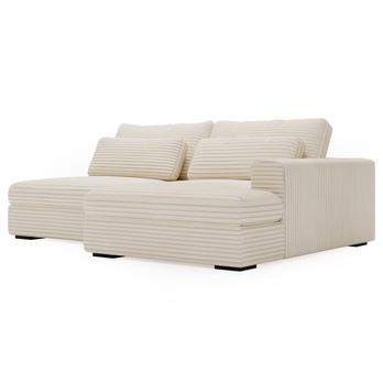 Sedacia súprava LEIDA pravá, krémová 8