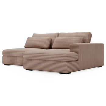 Sedacia súprava LEIDA pravá, hnedá 4