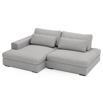 Sedacia súprava LEIDA ľavá, sivá 6