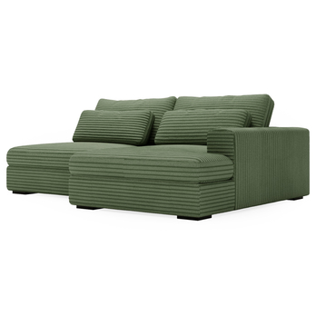 Sedacia súprava LEIDA pravá, zelená 4