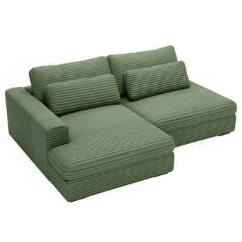 Sedacia súprava LEIDA ľavá, zelená 3