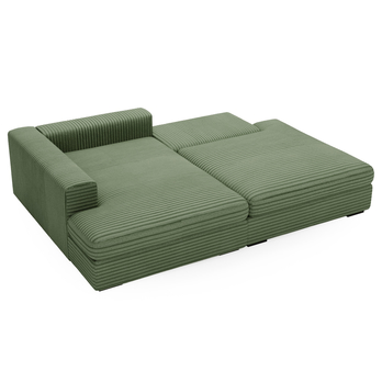 Sedacia súprava LEIDA ľavá, zelená 1