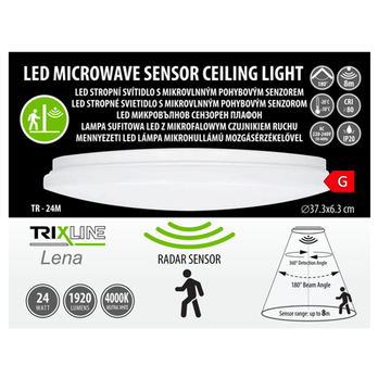 Stropné svietidlo LENA biela 4