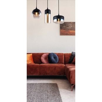 Závesné svietidlo LENDER 3 čierna 1