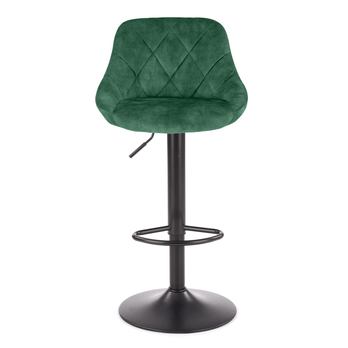Barová stolička LENEK tmavozelená 1