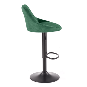 Barová stolička LENEK tmavozelená 2