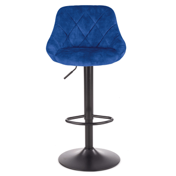 Barová stolička LENEK tmavomodrá 1