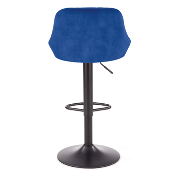 Barová stolička LENEK tmavomodrá 3