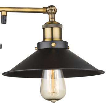 Stolná lampa LENIUS 2 mosadz/čierna 2