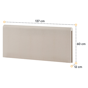 Čelo postele LENNY béžová, šírka 120 cm 5