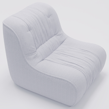 Kreslo LENOX biela 3