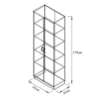 Skriňa na topánky LEOŠ dub artisan 3