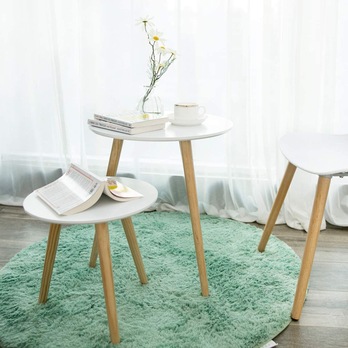 Prístavné stolíky LET07 biela 1